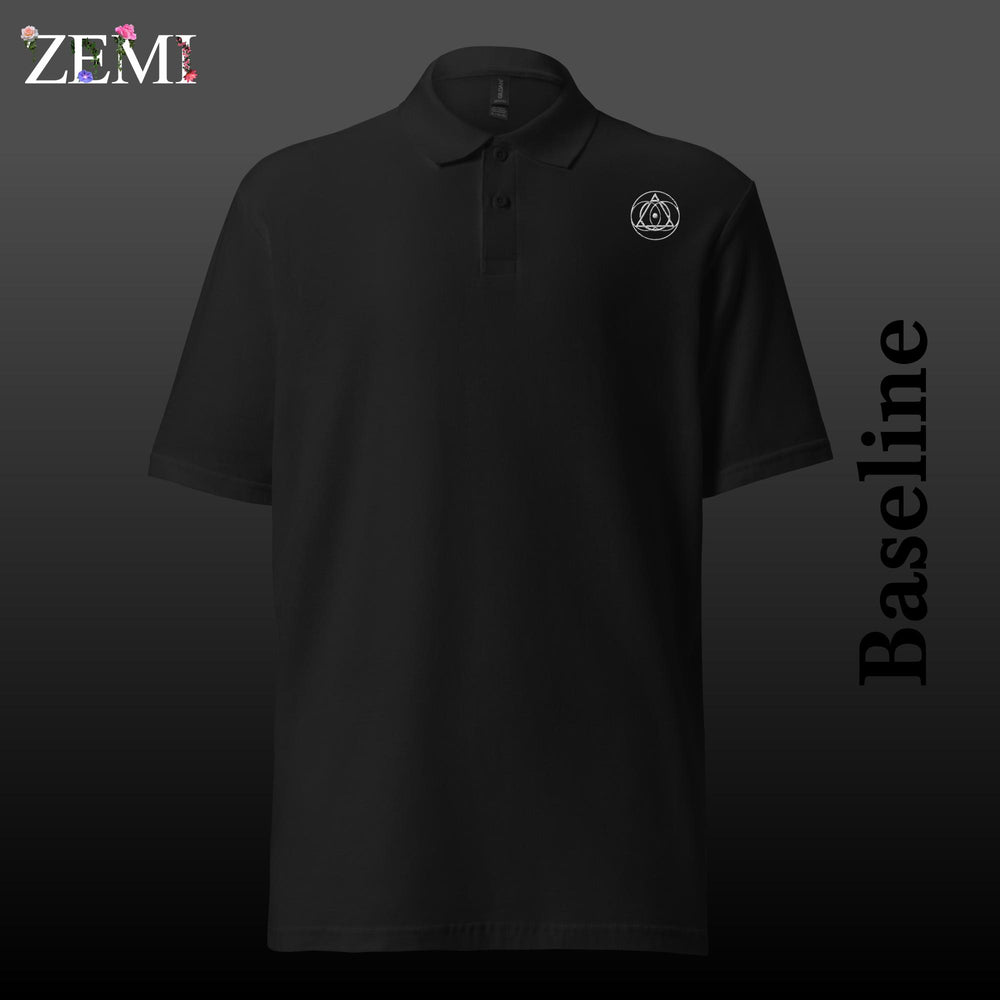 ZEMI Emblem polo shirt