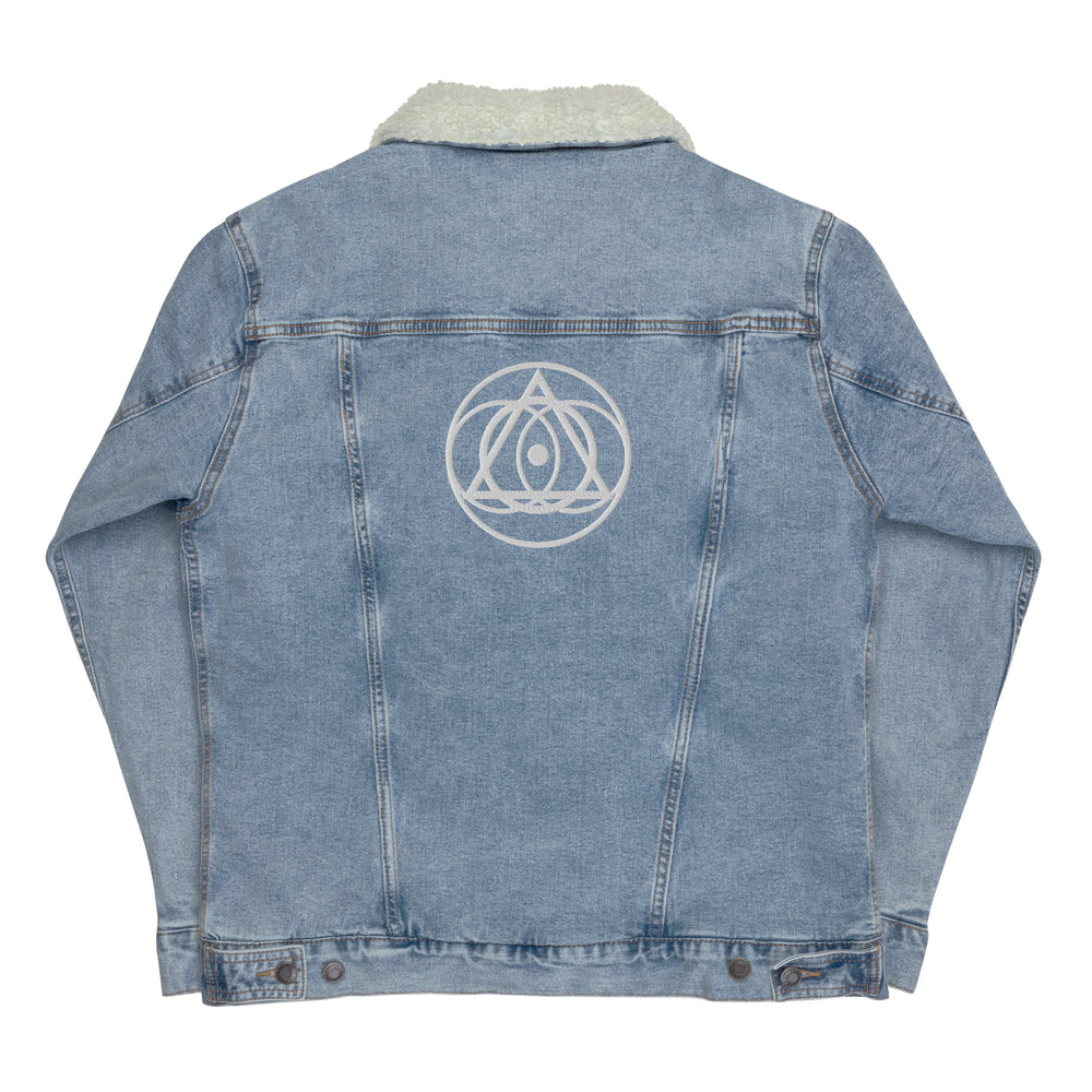 ZEMI Unisex denim sherpa jacket